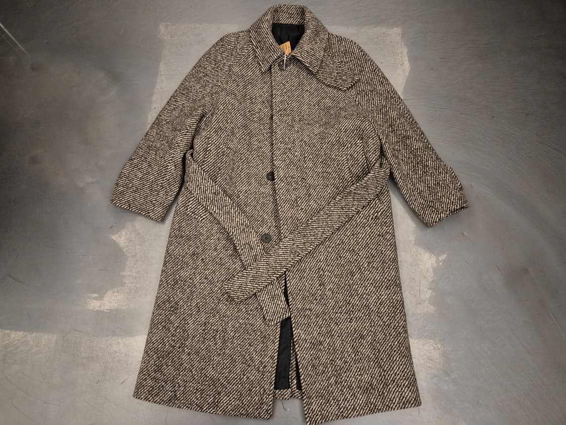 22fw 솔리드옴므 헤링본 울 코트 상품이미지1