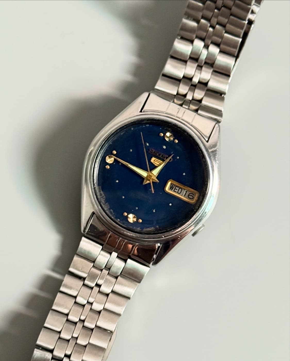 vintage SEIKO 5 Automatic metal watch 상품이미지2