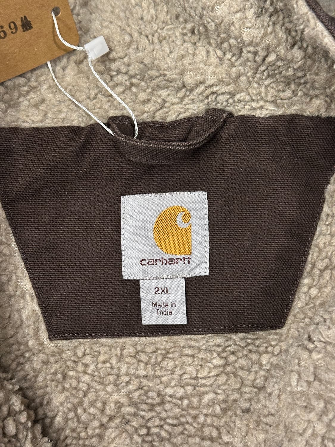 칼하트 워크자켓 베스트 브라운 XXL 상품이미지5