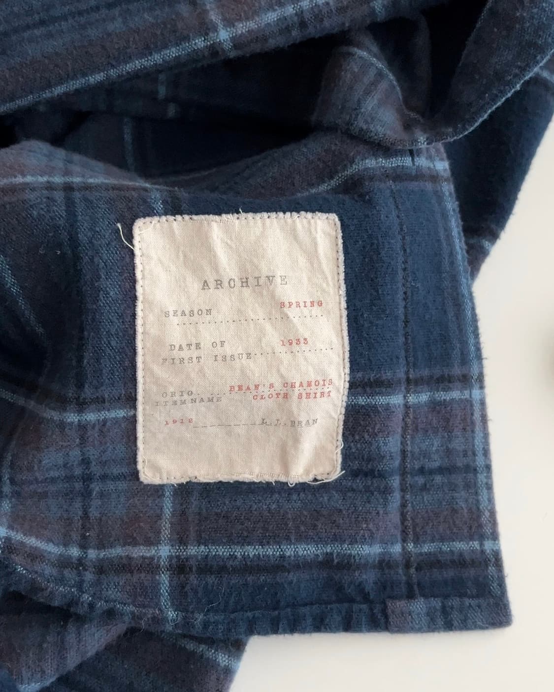 엘엘빈 투포켓 체크 플란넬 셔츠 XL 상품이미지7