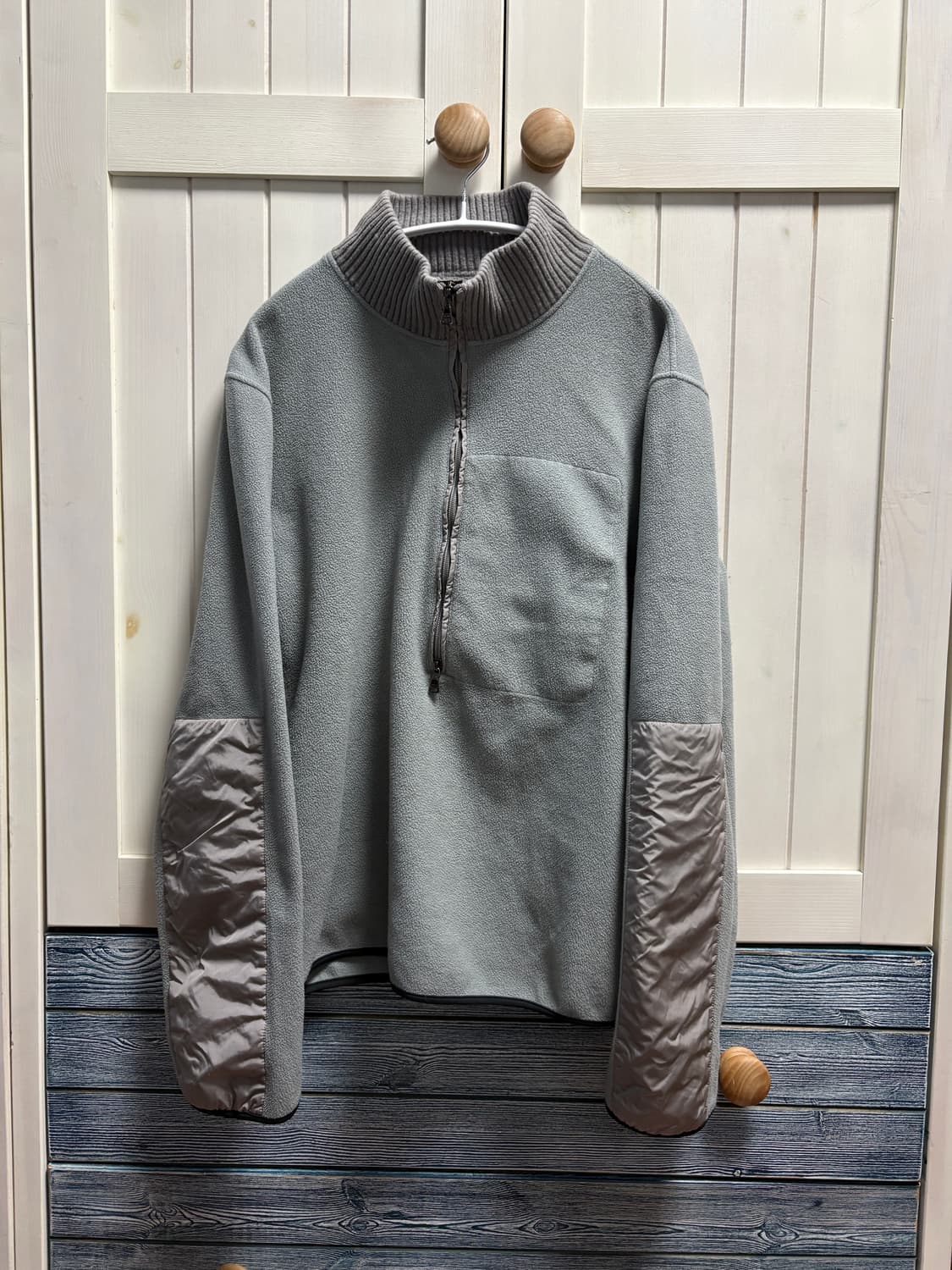 prada sports 프라다 스포츠 하프집 플리스 L 라지 사이즈 상품이미지1