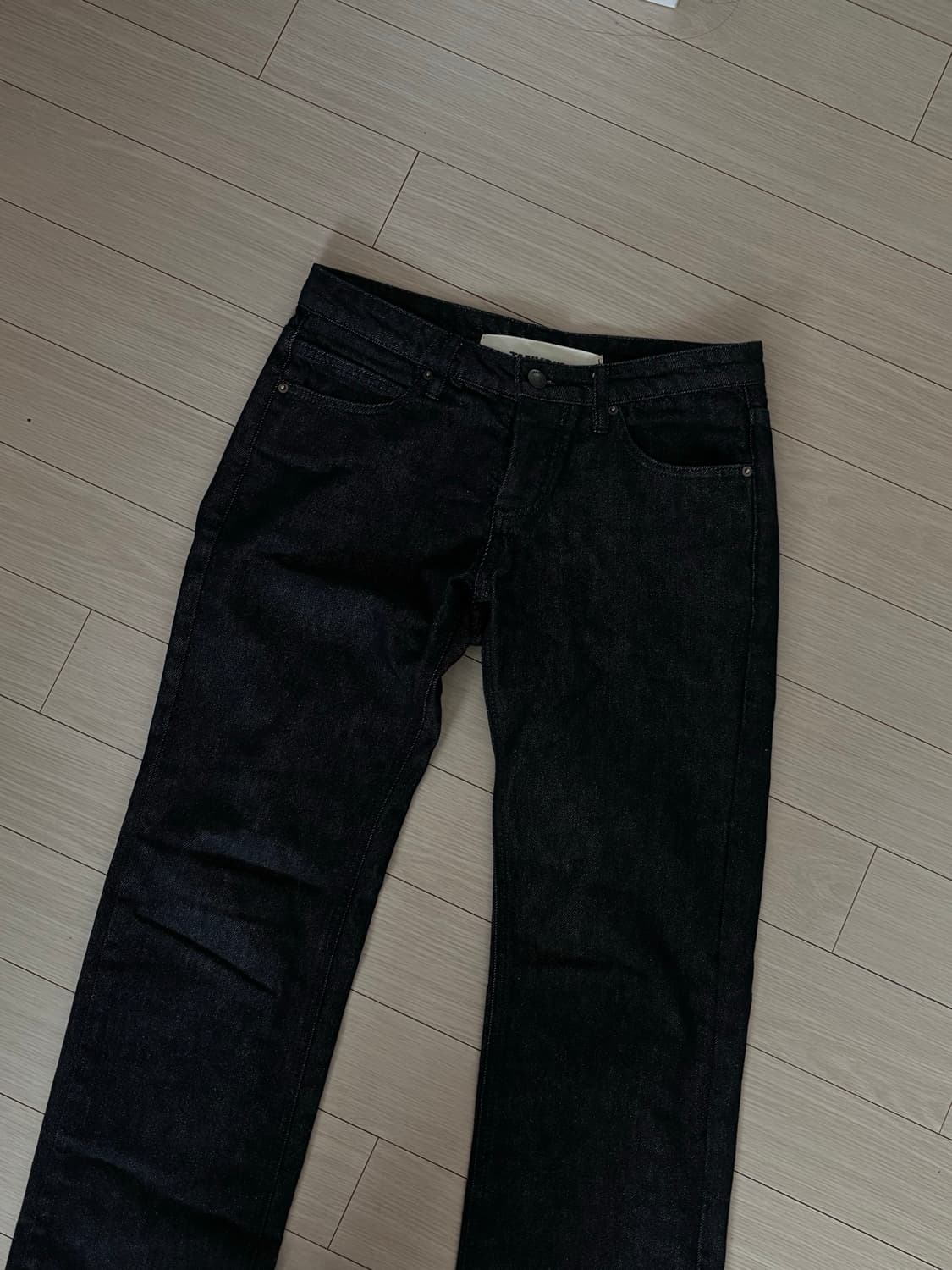 탱크에어 로우라이즈 indigo jeans 상품이미지4