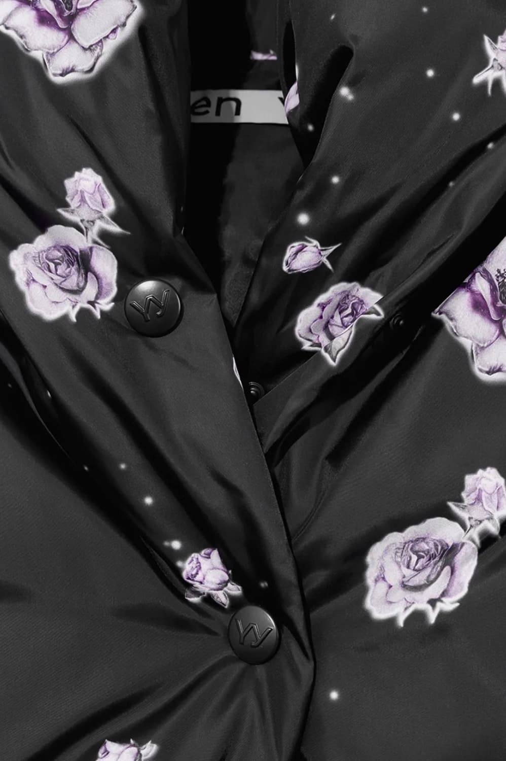 오픈와이와이 FLOWER BLANKET PUFFER (BLACK) 상품이미지6