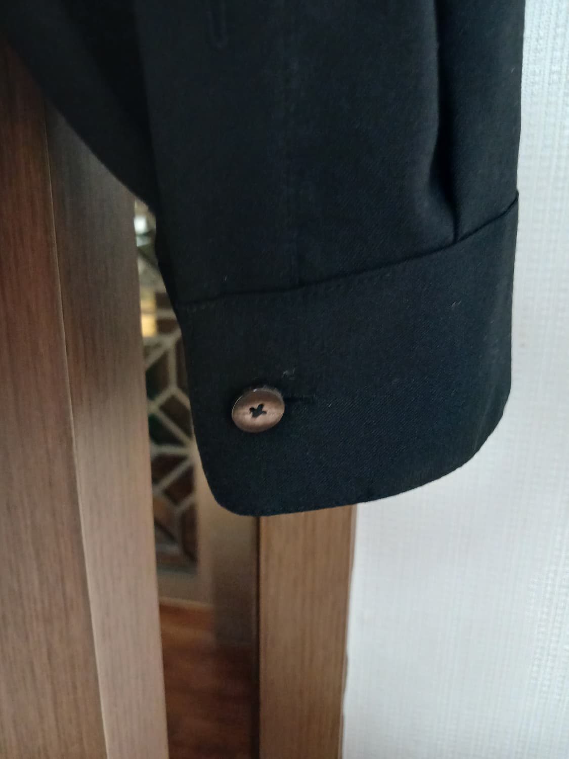 시스템옴므2024 남성 블랙 울 셔츠105 상품이미지8