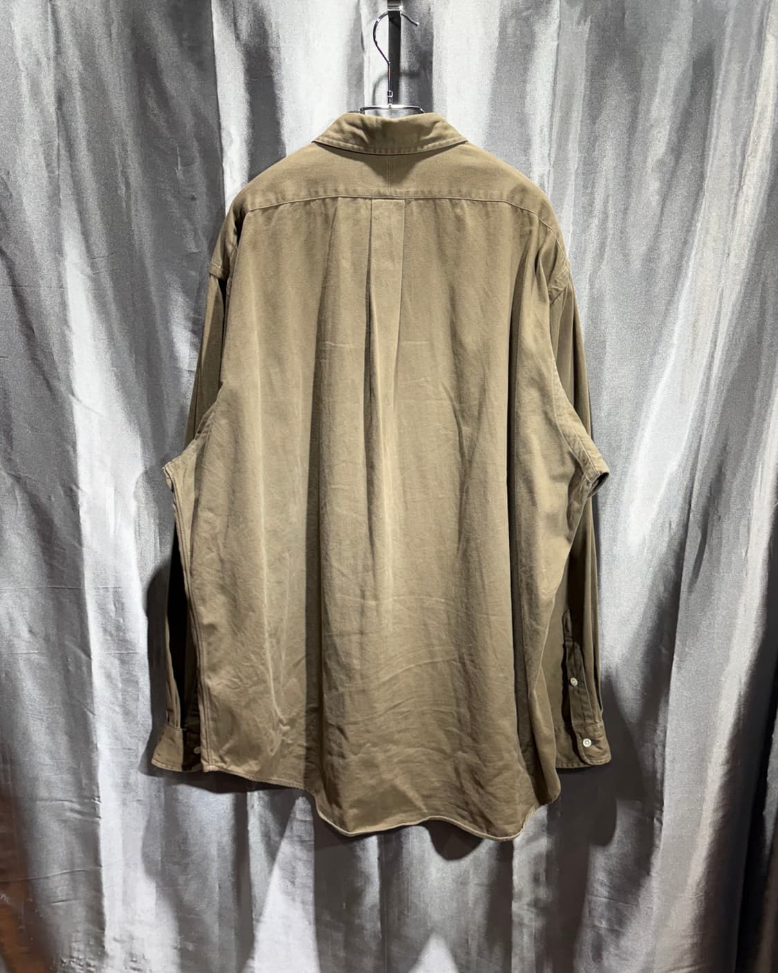 XL 폴로랄프로렌 버건디포니 브라운 코튼 셔츠 상품이미지3