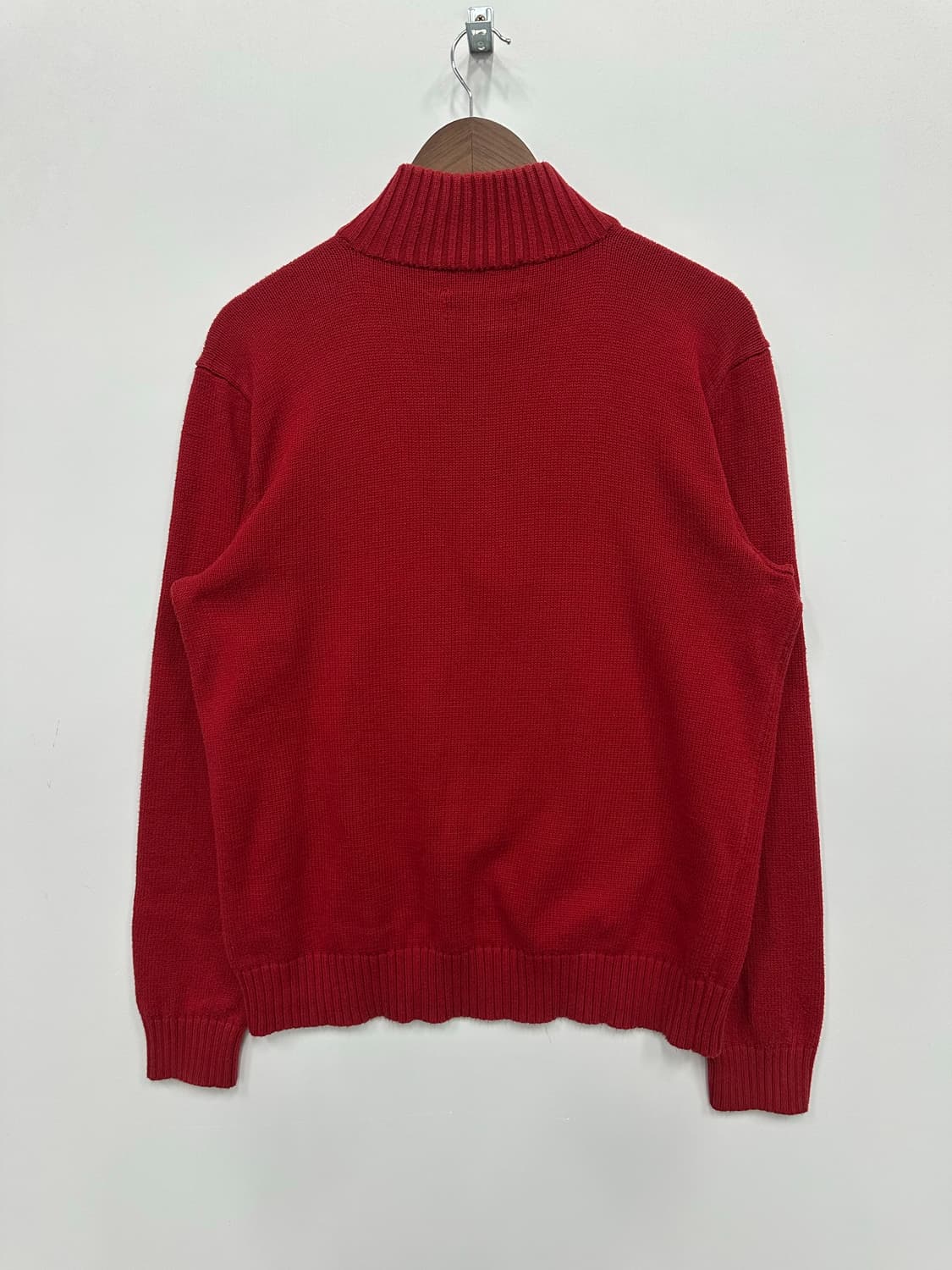 폴로 레드 반집업 니트  상품이미지6