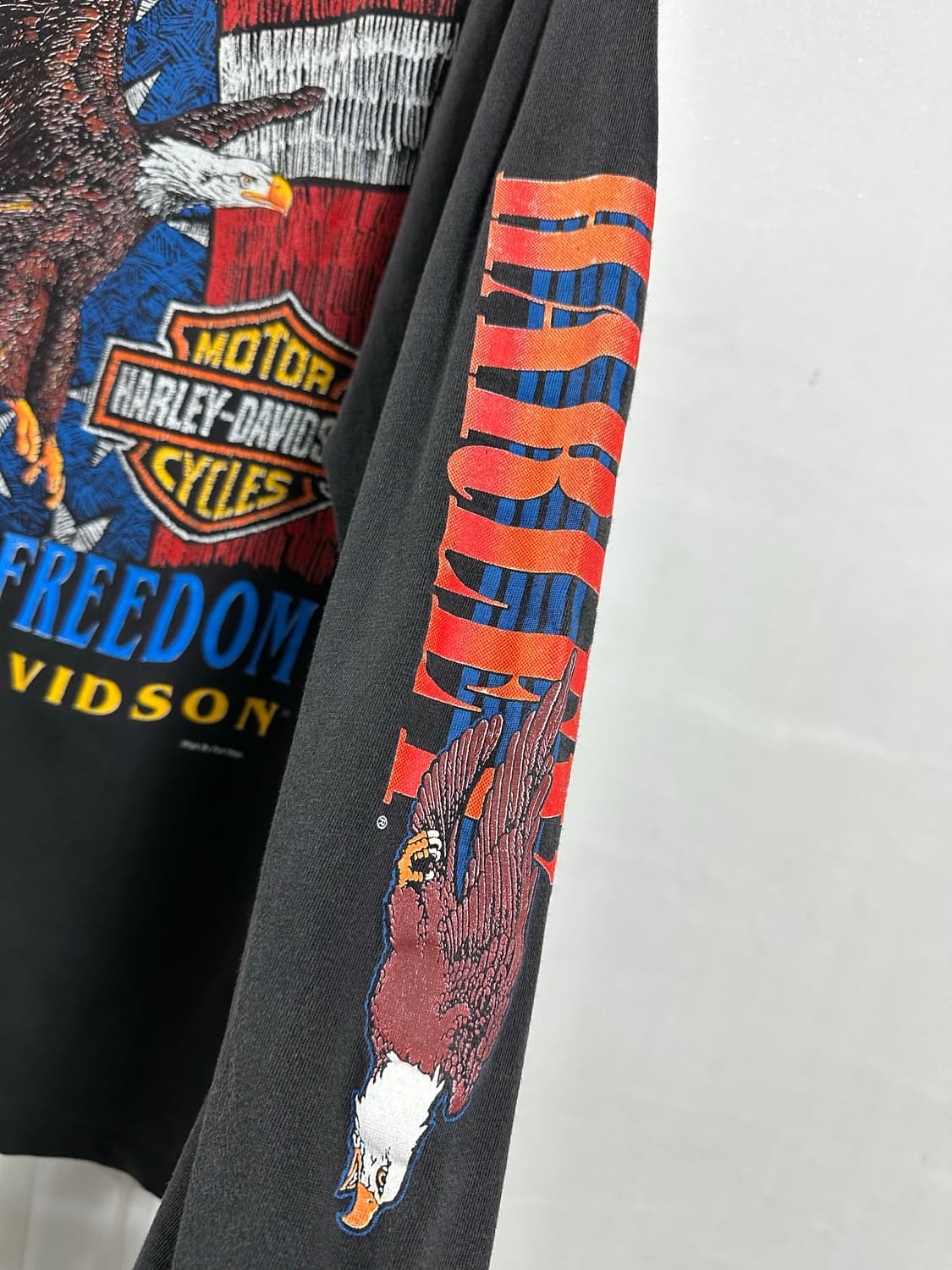 할리데이비슨 90S 프린팅 롱슬리브티 상품이미지4