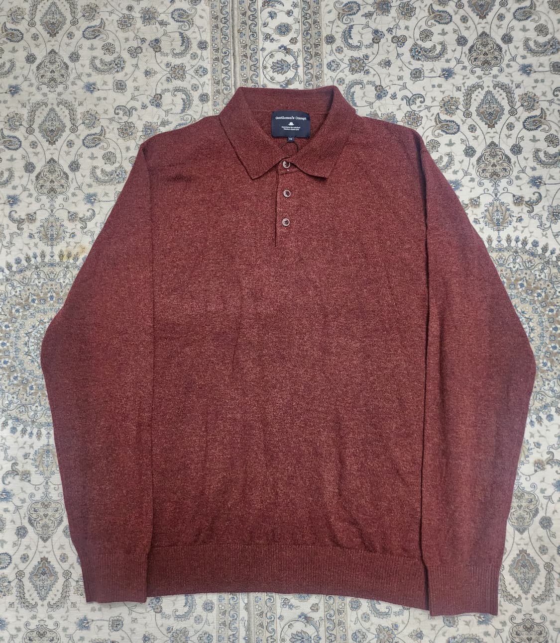 (새상품) 젠틀맨 컨셉 캐시미어혼방 카라티 110 상품이미지1