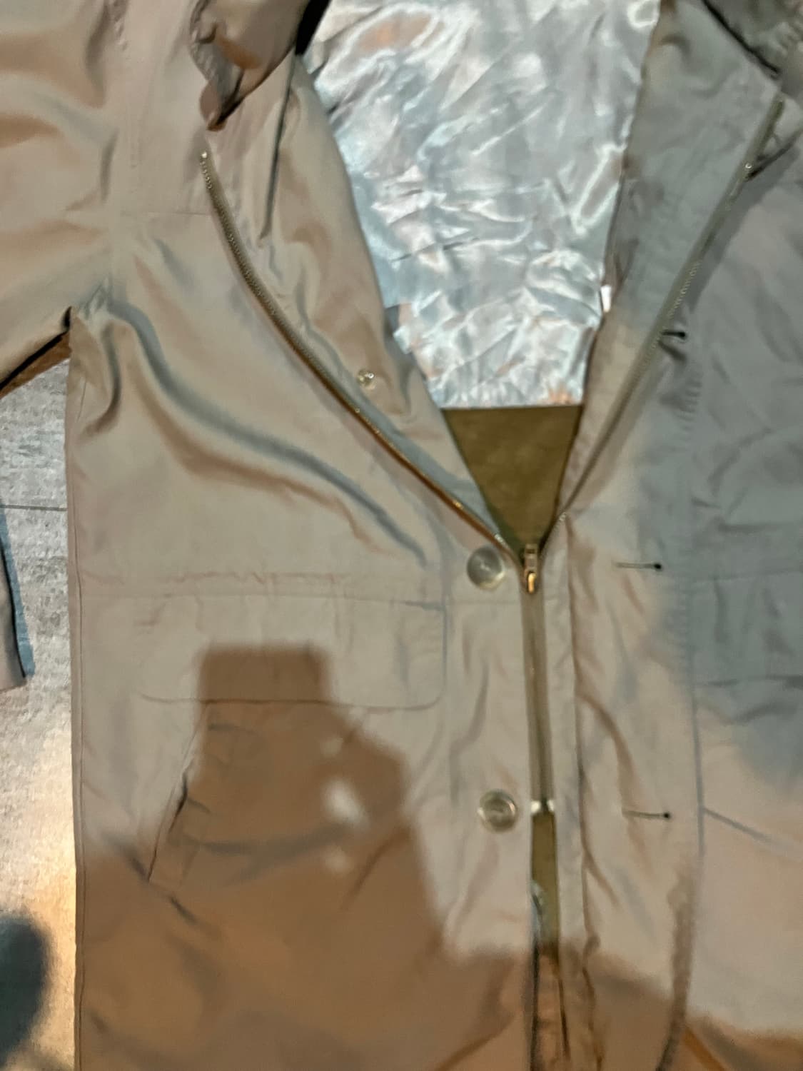 일본빈티지 barl 올드스쿨아메카지 혁오풍 신슐레이티드 하이넥 사파리자켓 상품이미지6