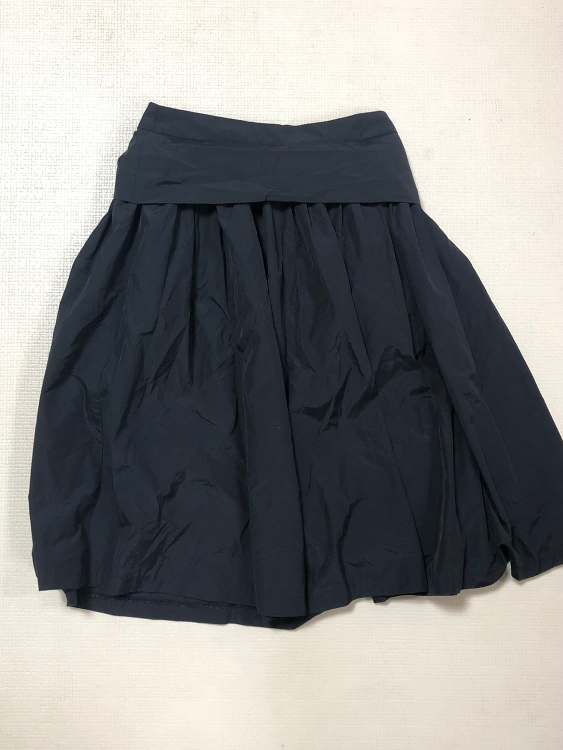 빈티지 블랙 미니멀 플리츠 스커트 상품이미지10