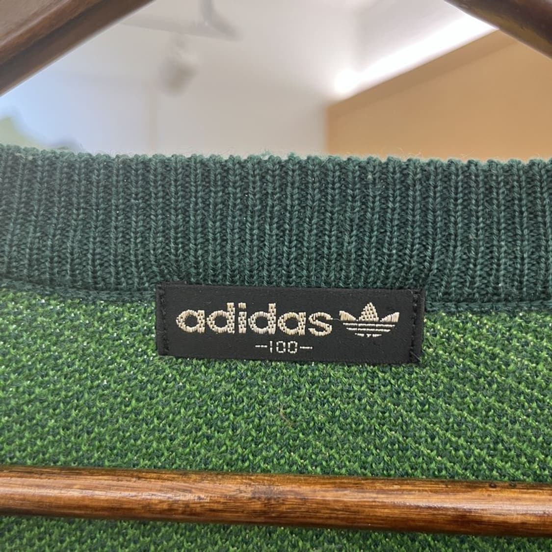 아디다스 레트로 90's 제우교역 울 뜨개 니트 100 C09758 상품이미지5
