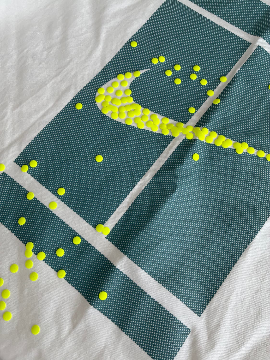 XXL) 나이키 테니스 코트 반팔 티셔츠 화이트 상품이미지5