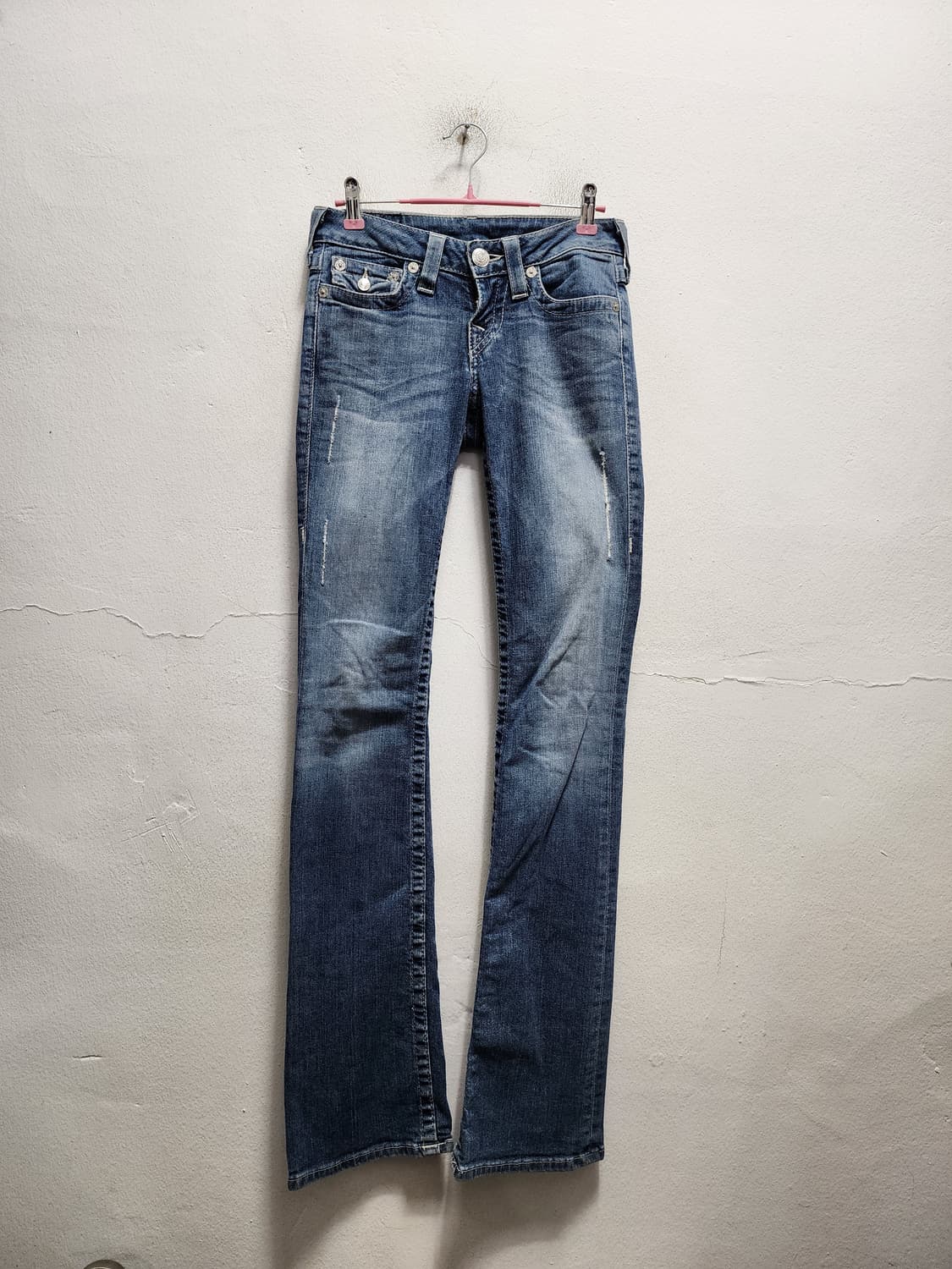 트루릴리전 큐빅디테일 HI-RISE BOOT 부츠컷 데님 상품이미지2