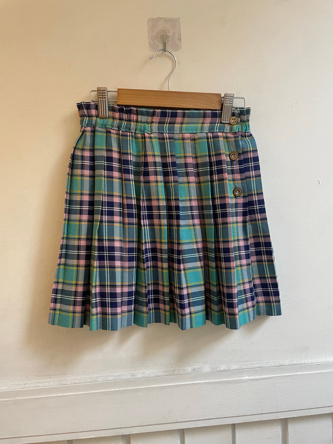 일본 빈티지 키치 플리츠 스커트 상품이미지2