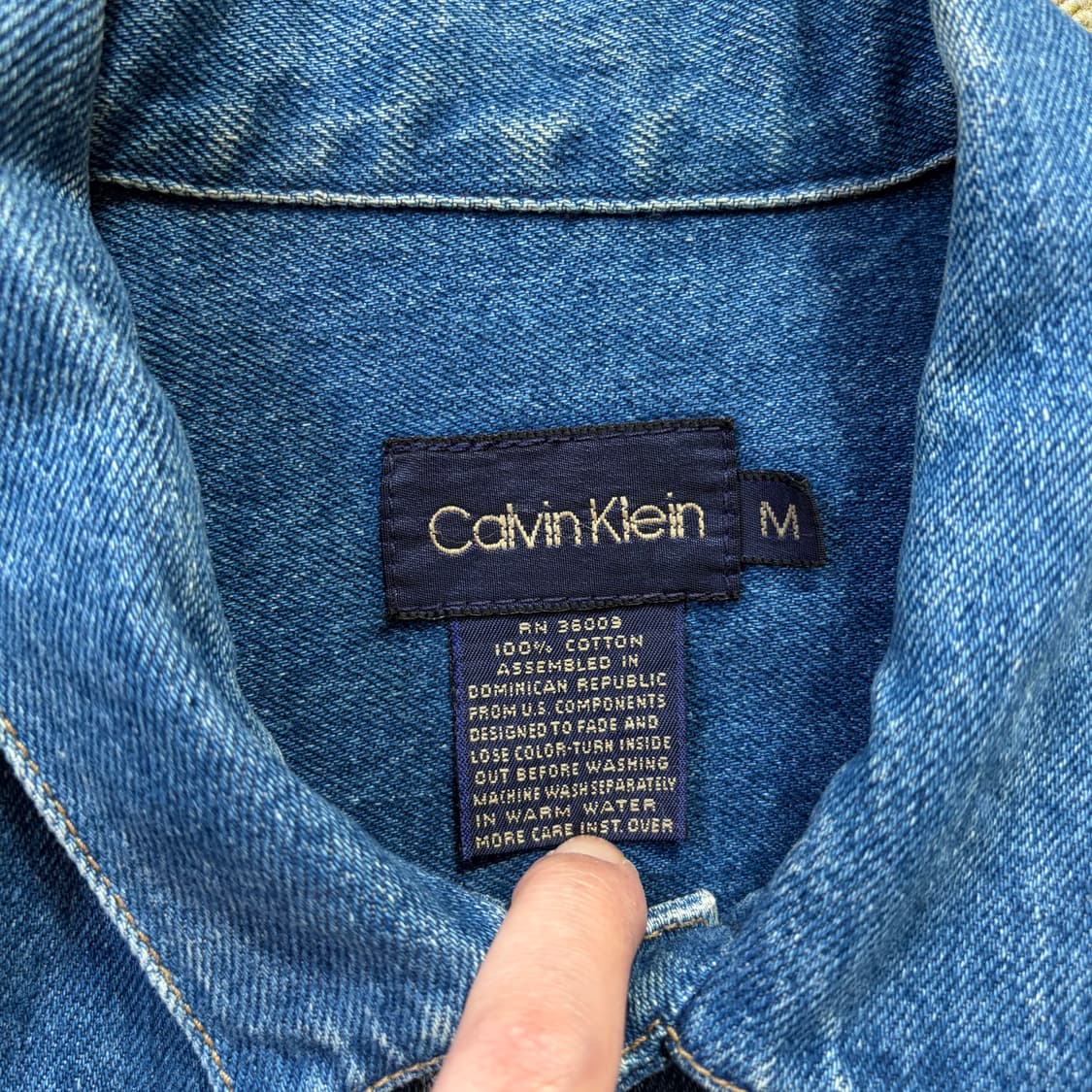 캘빈클라인 데님 청자켓 CK 진청(M) 상품이미지3
