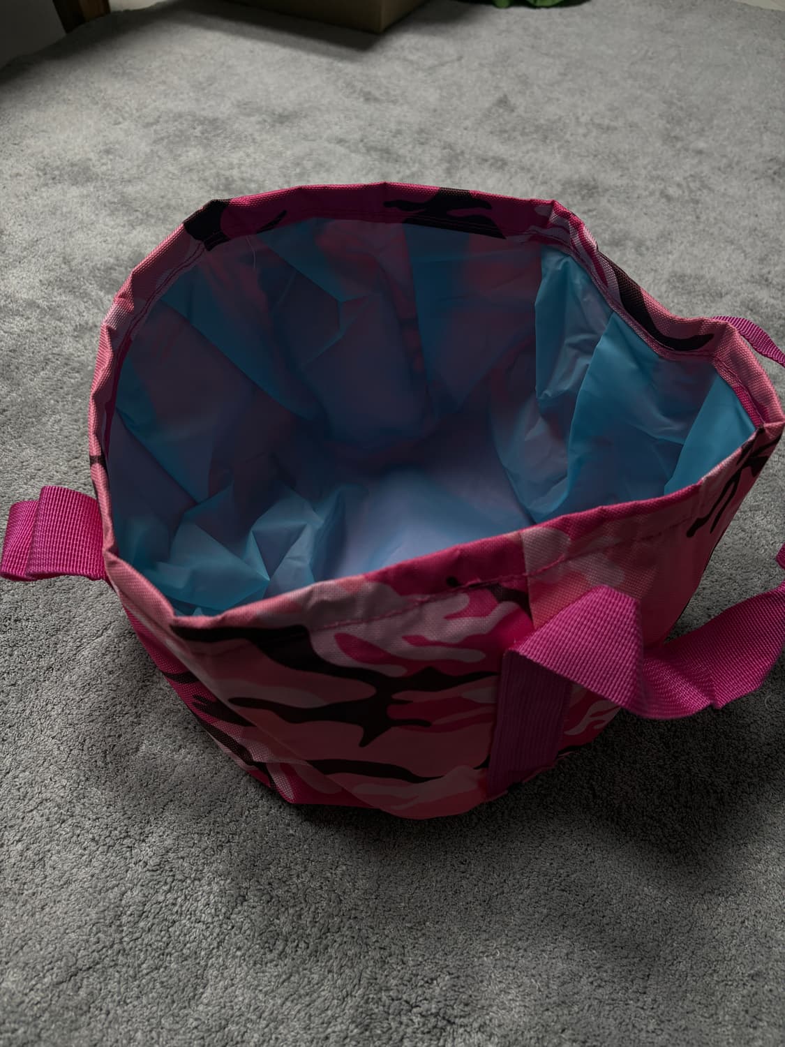 Vintage punk gyaru camo pink tote bag 상품이미지3