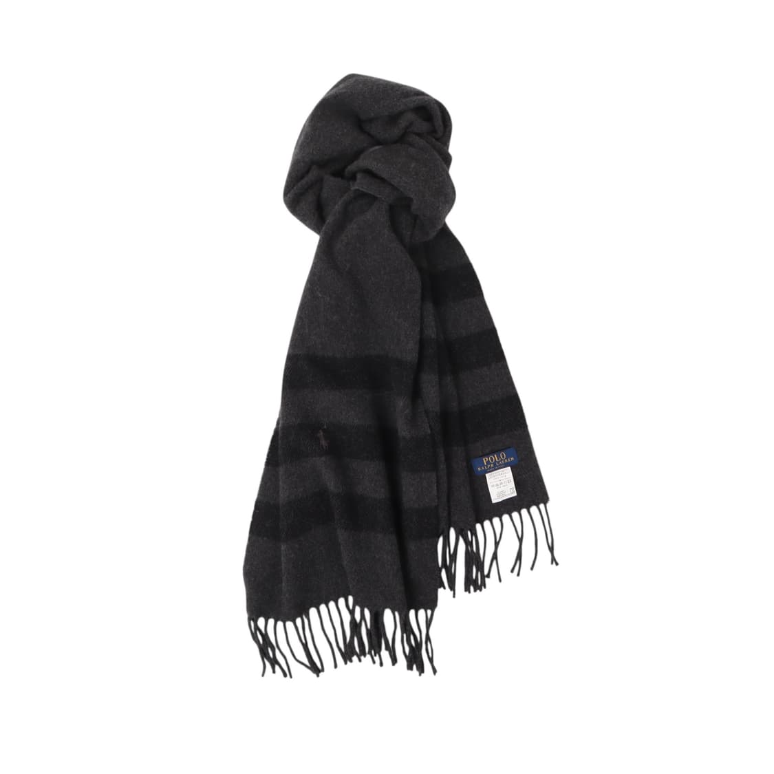 폴로 랄프로렌 포니 스트라이프 램스울 머플러 상품이미지1