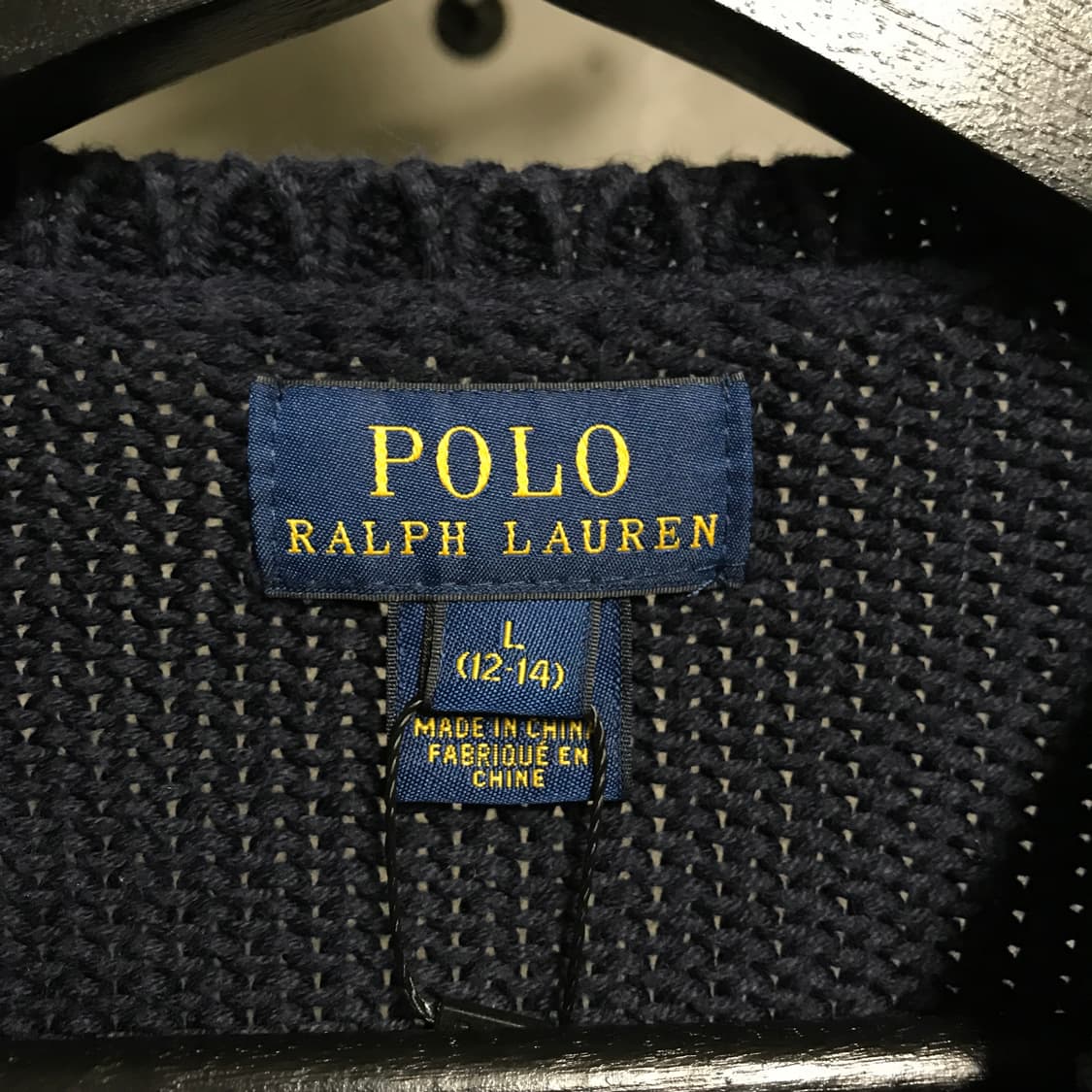 폴로 랄프로렌 성조기 니트 네이비 L12-14(W) 상품이미지6