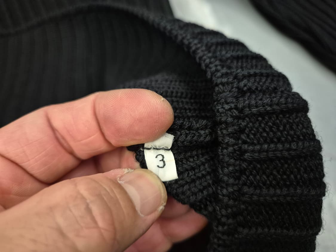 90s C.P COMPANY 헤비코튼 브이넥 니트 상품이미지7