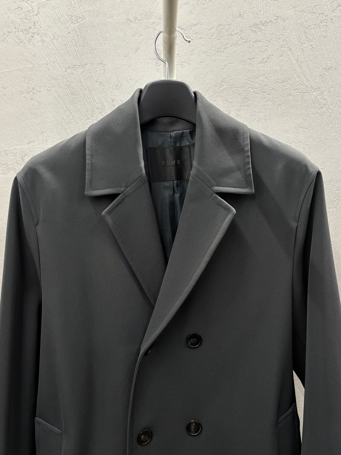 TIME 타임 더블 코트 100 상품이미지3