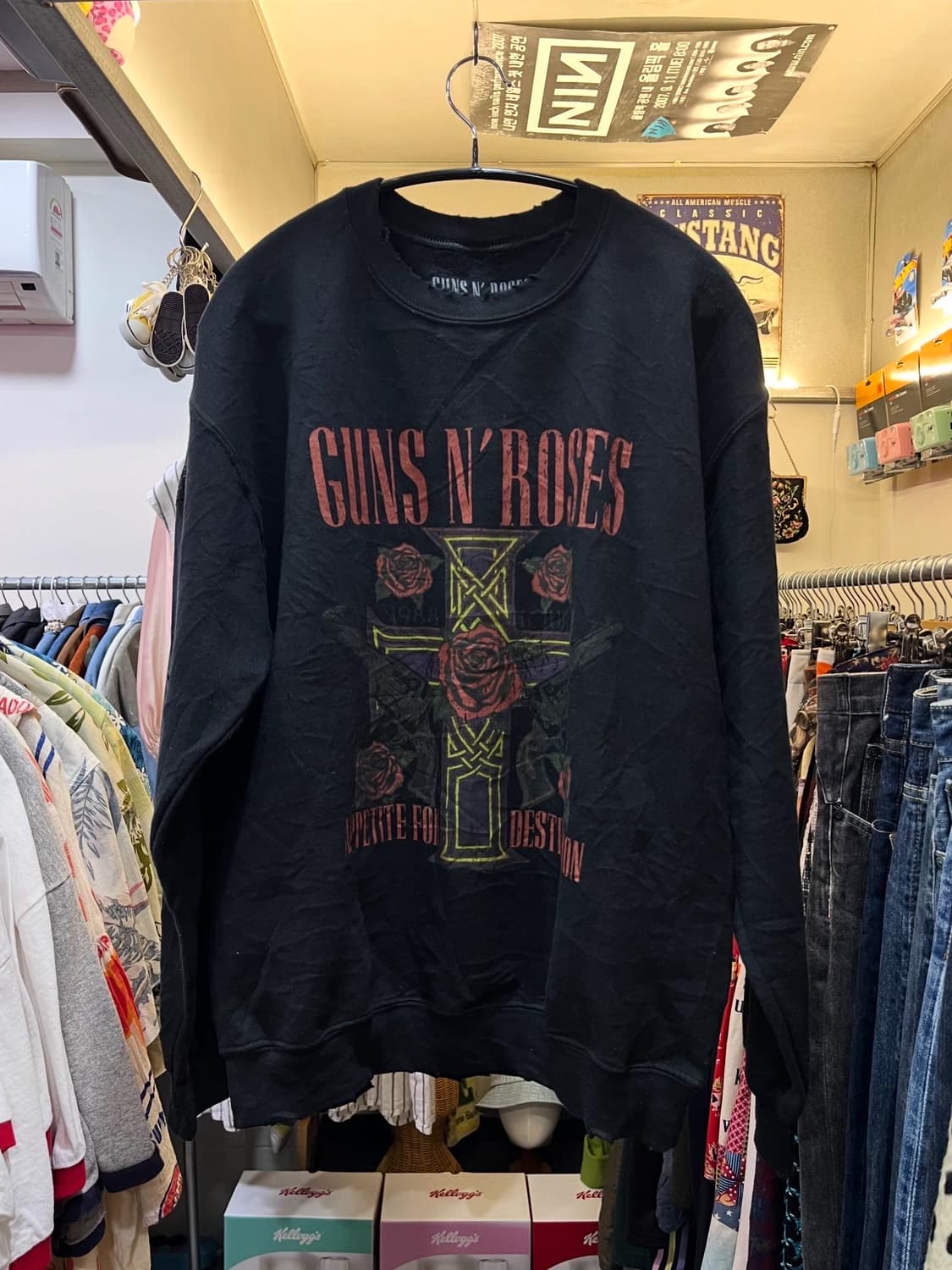 건즈 앤 로지스 88년 투어 스웻 셔츠 상품이미지1