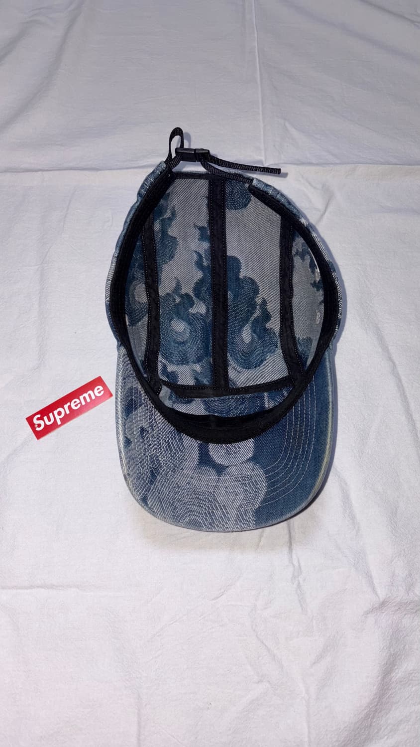 슈프림 플레임 자카드 데님 캠프캡 상품이미지3