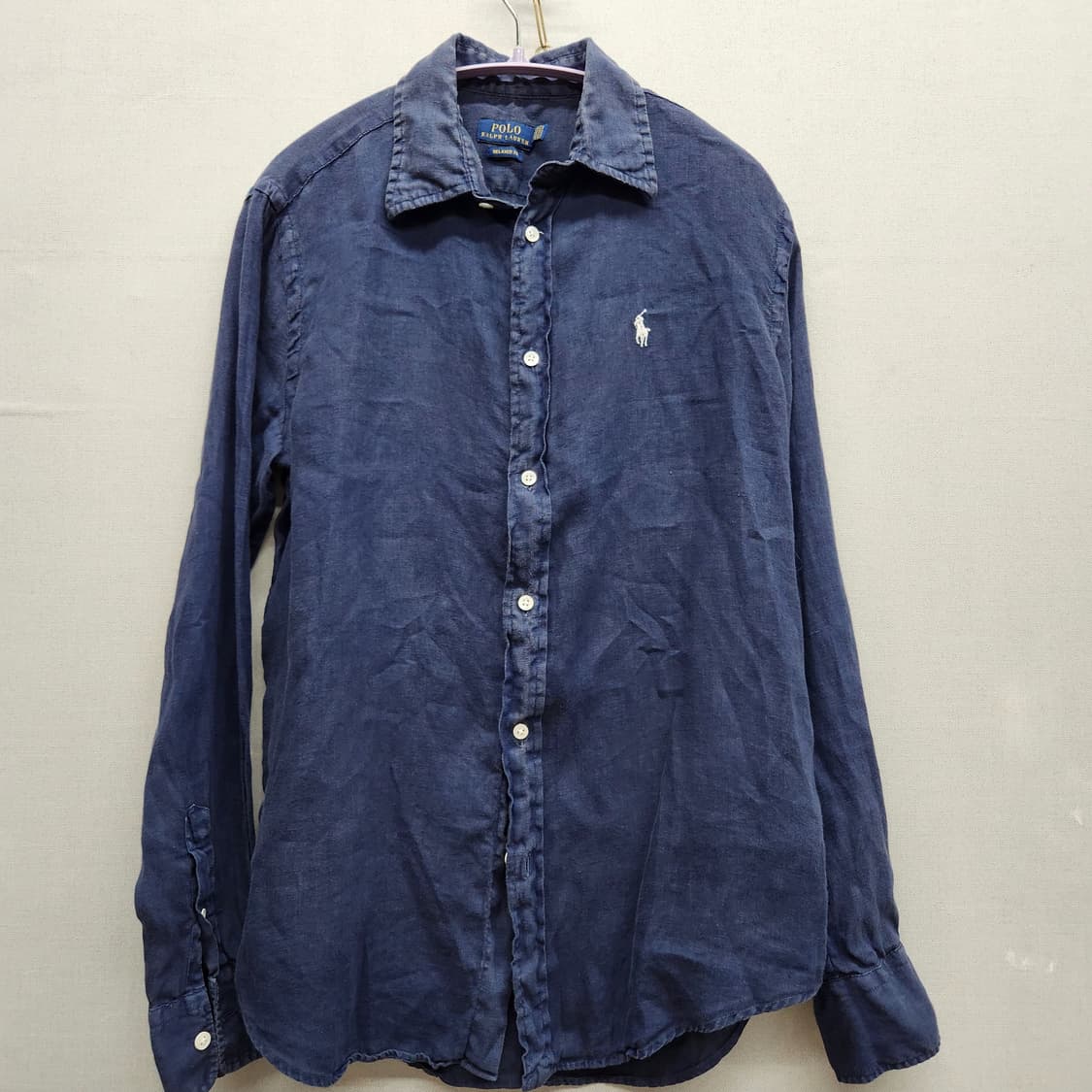 폴로랄프로렌 로고 린넨 셔츠 XS(M) 상품이미지1