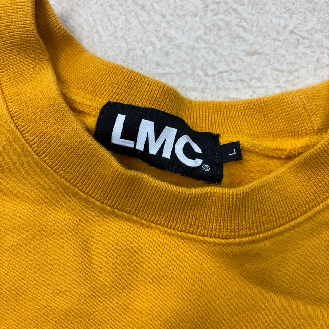 Lmc 스몰로고 머스타드 맨투맨 상품이미지4