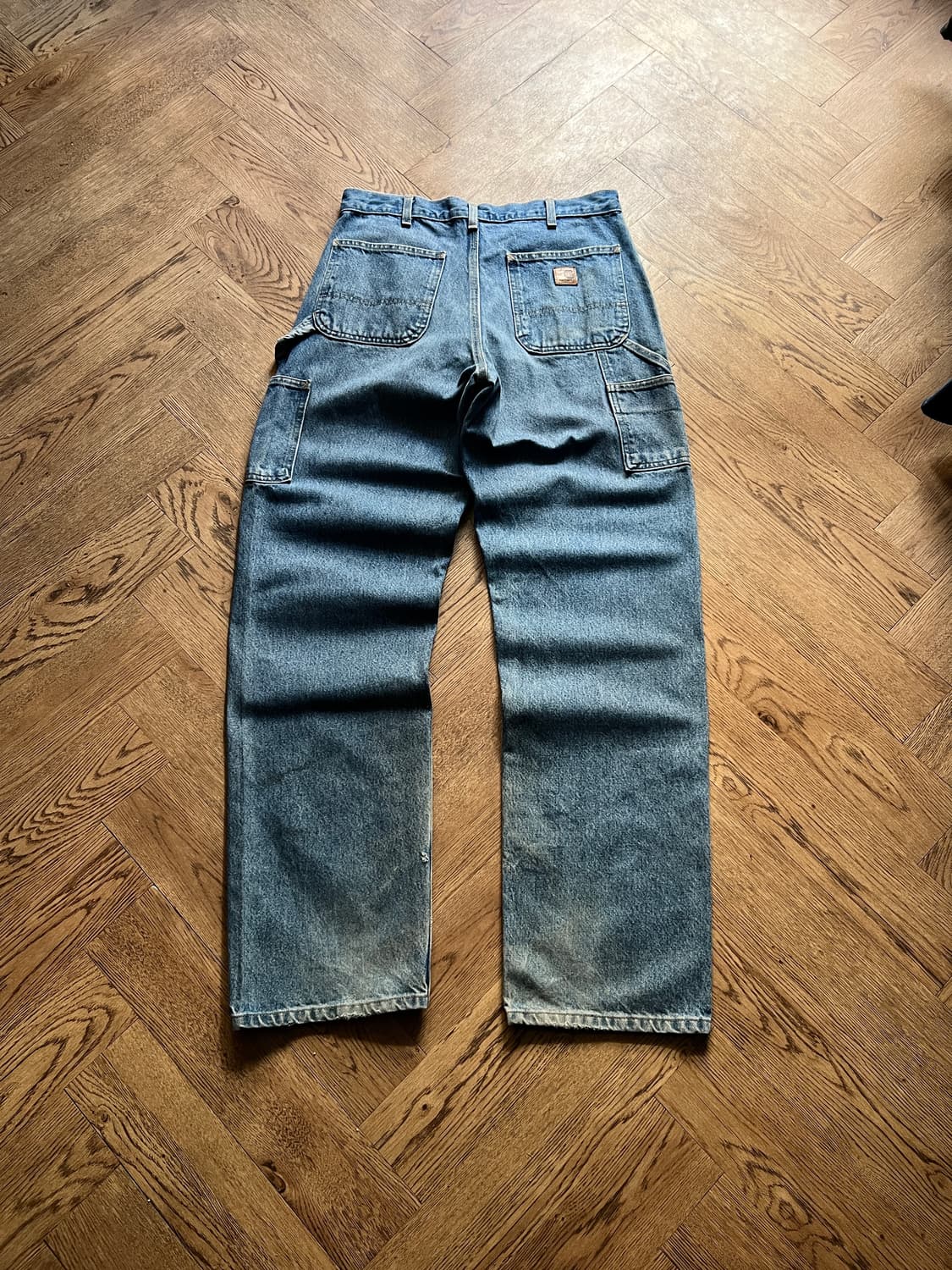 [33]칼하트 USA 덩가리핏 더티워싱 카펜터 워크 데님 팬츠 상품이미지2