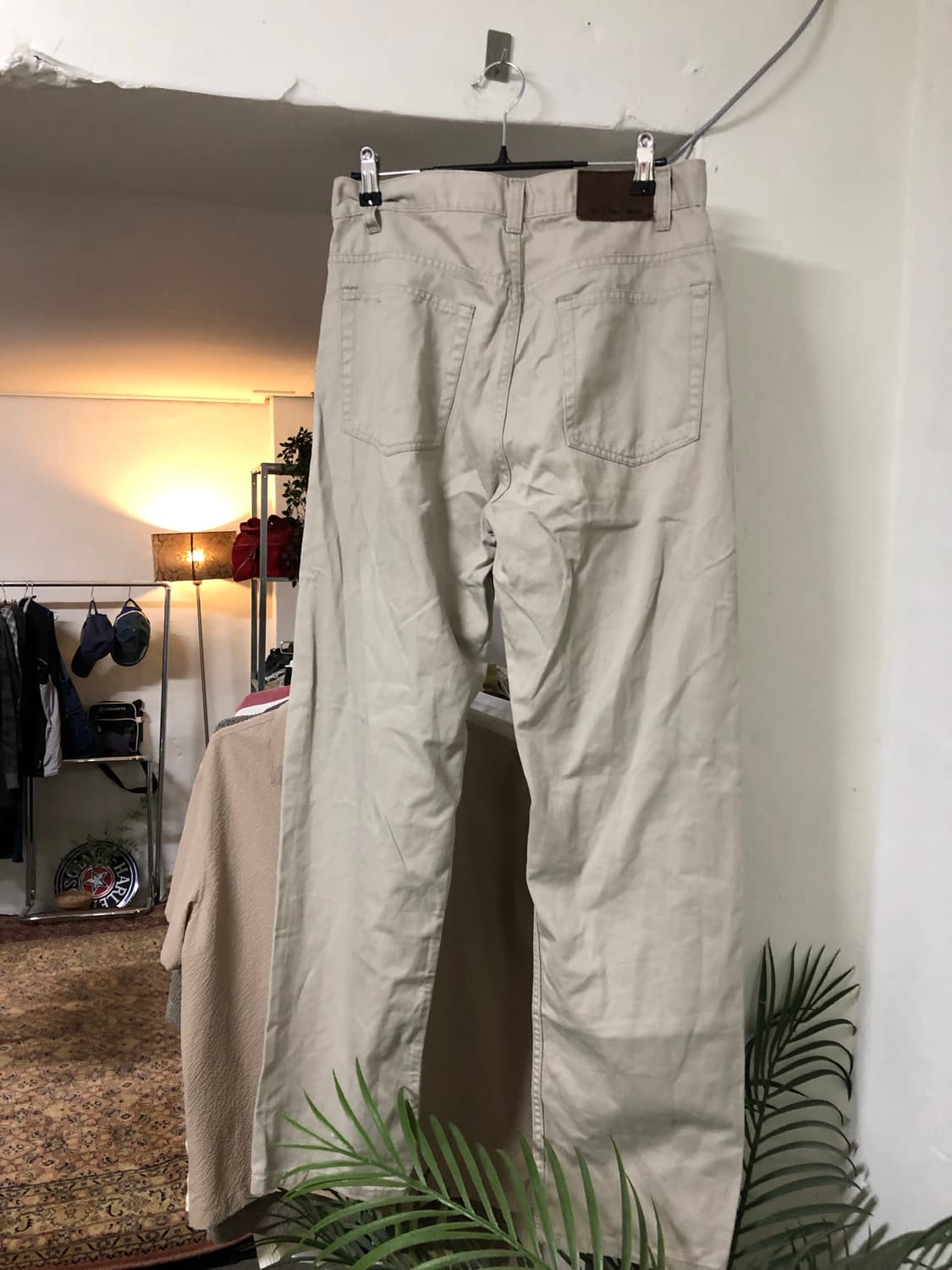 Calvin klein jeans 베이지 클래식 팬츠 상품이미지2