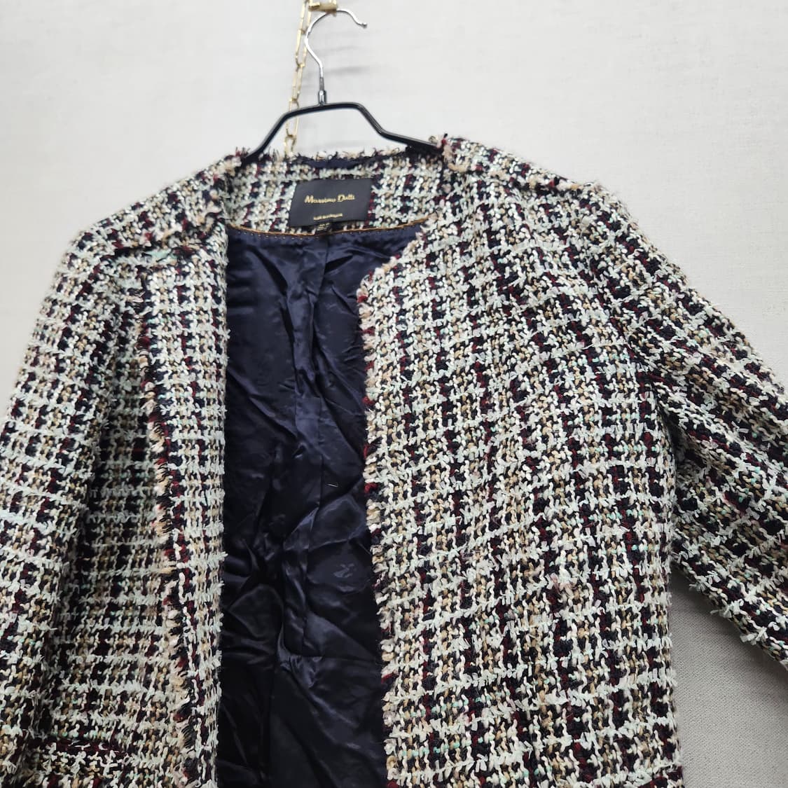 마시모두띠 트위드 자켓 38(S) 상품이미지3