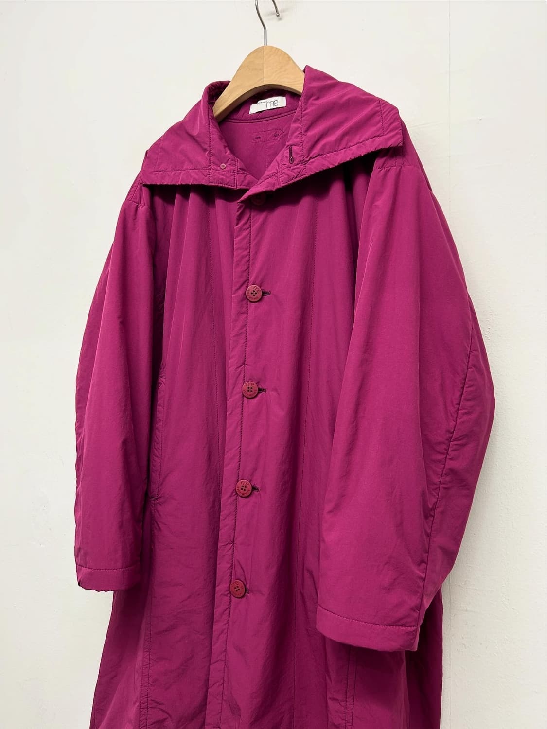 me ISSEY MIYAKE Magenta Long Coat 상품이미지2