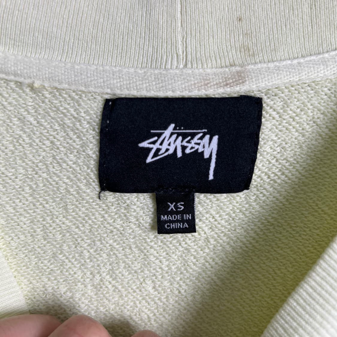 스투시 퍼시픽 웨빙 테리 크루 맨투맨 XS 상품이미지3