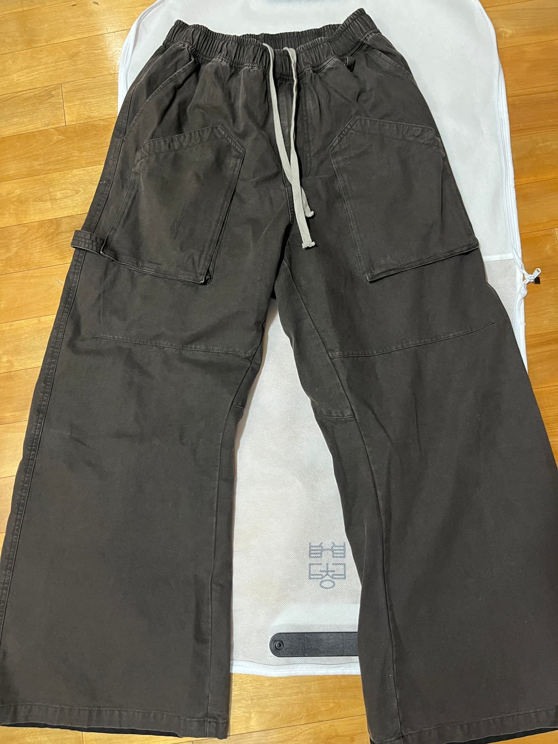 [2] 폴리테루 페인터 파자마 팬츠 브라운 상품이미지2