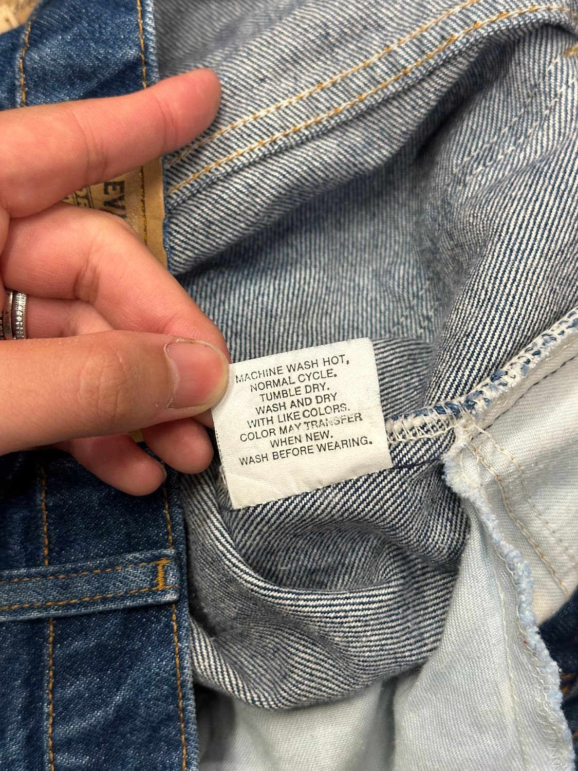90s 오렌지탭 505 쇼츠 made in usa W36 상품이미지8