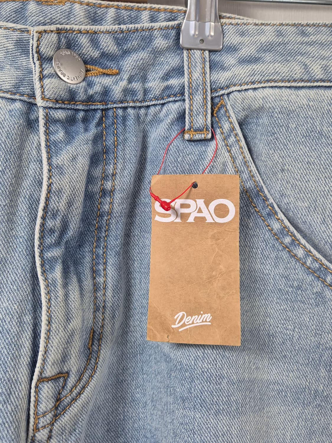 연청 세미와이드 청바지 32인치 (새상품) 상품이미지4