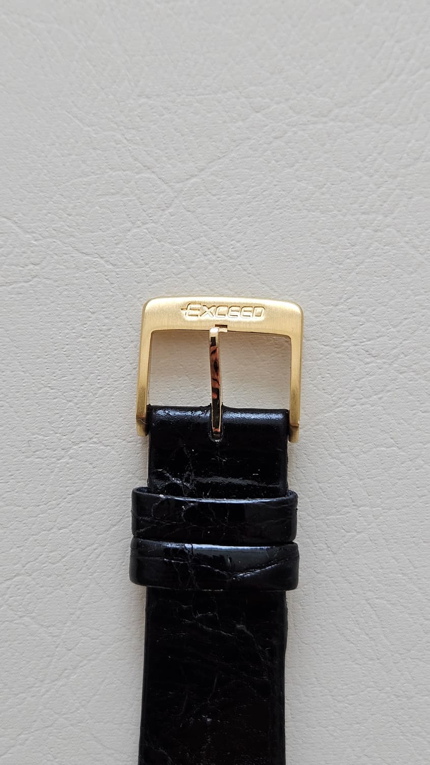 빈티지 시티즌 익시드 골드 가죽 시계 상품이미지8