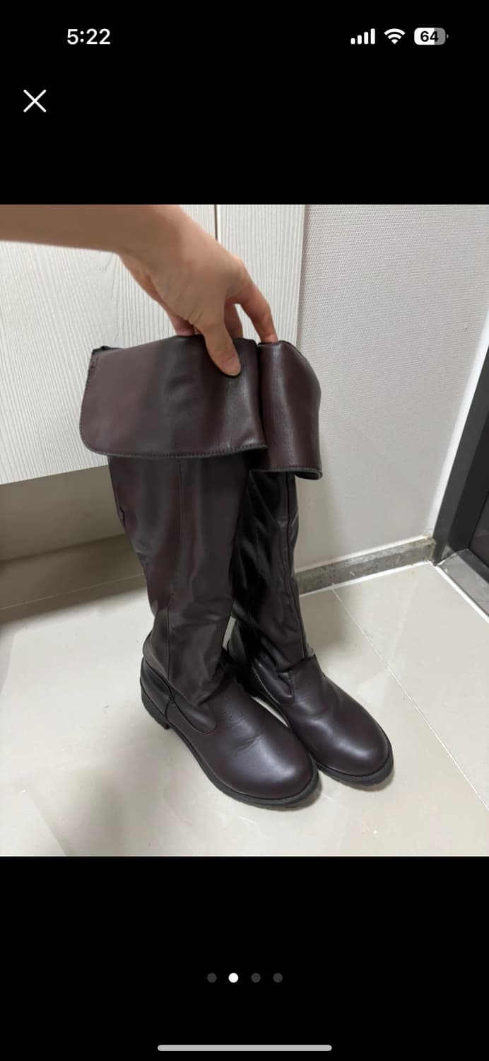 진격의거인 조사병단 부츠 기모 브라운 부츠 상품이미지2