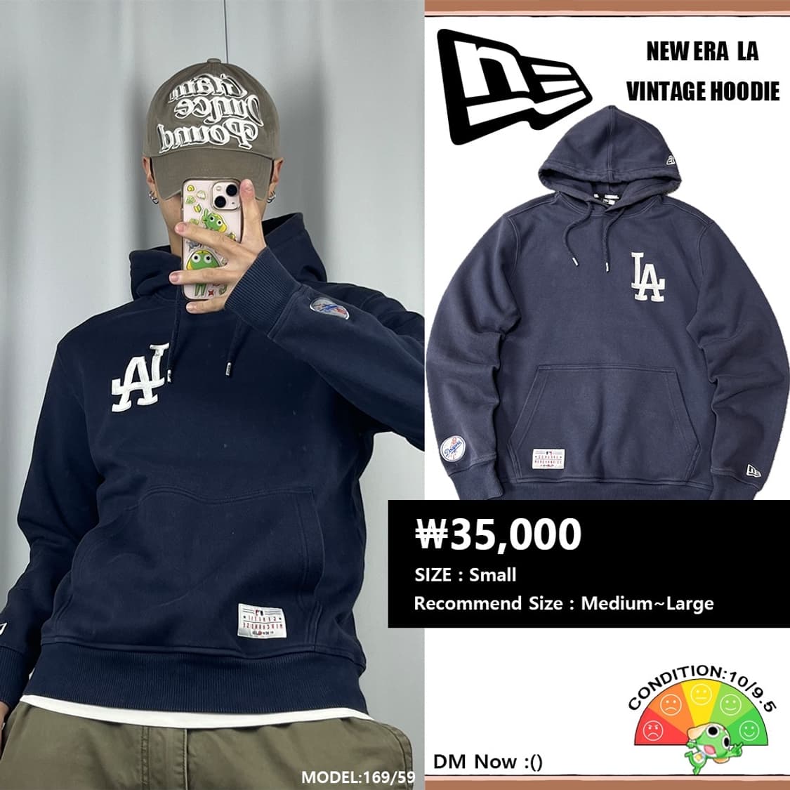<뉴에라 LA 다저스 후드티> No.1405 상품이미지1