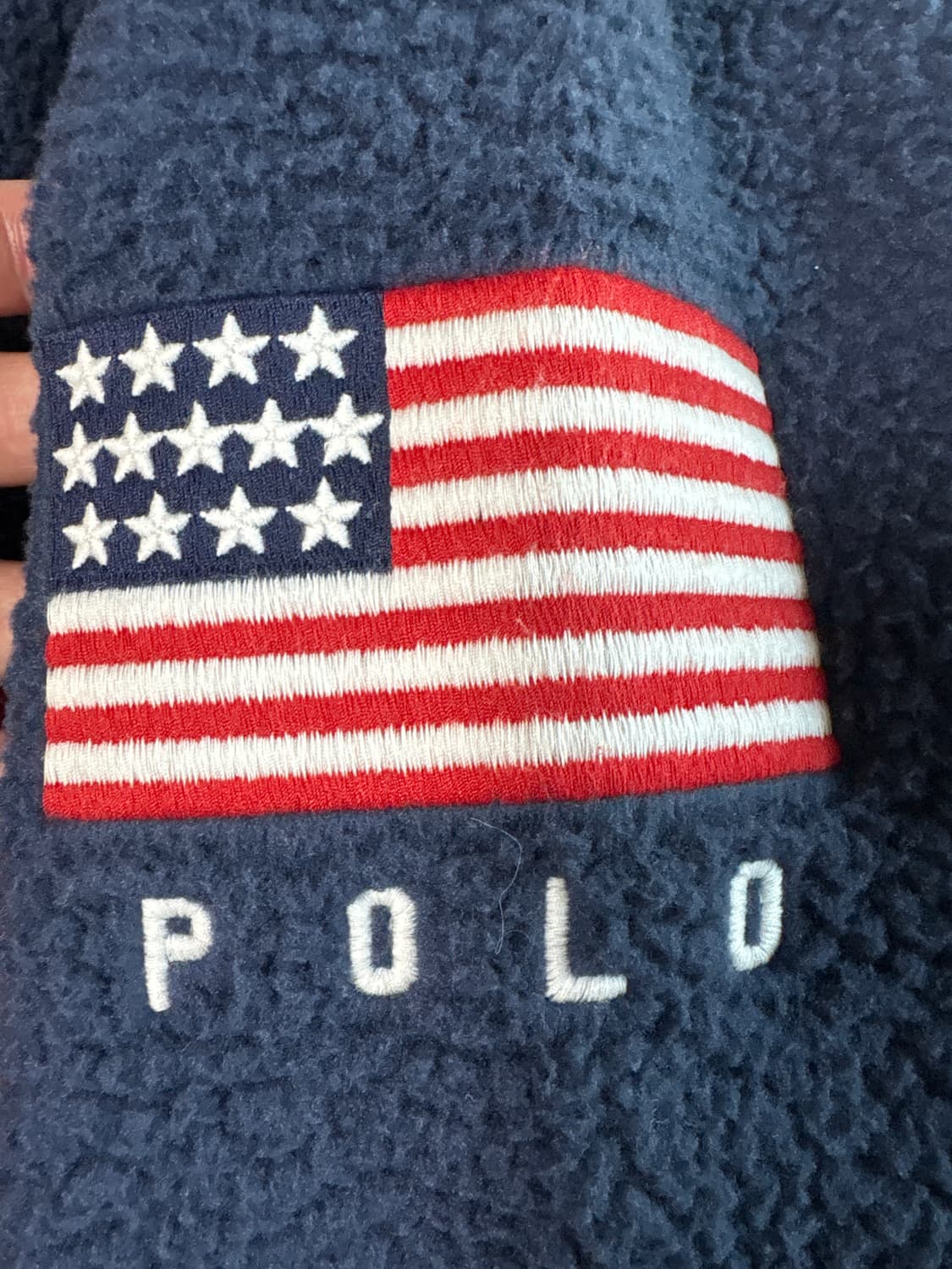 폴로랄프로렌 폴로 2022 미국 USA 반집업 플리스 상품이미지2