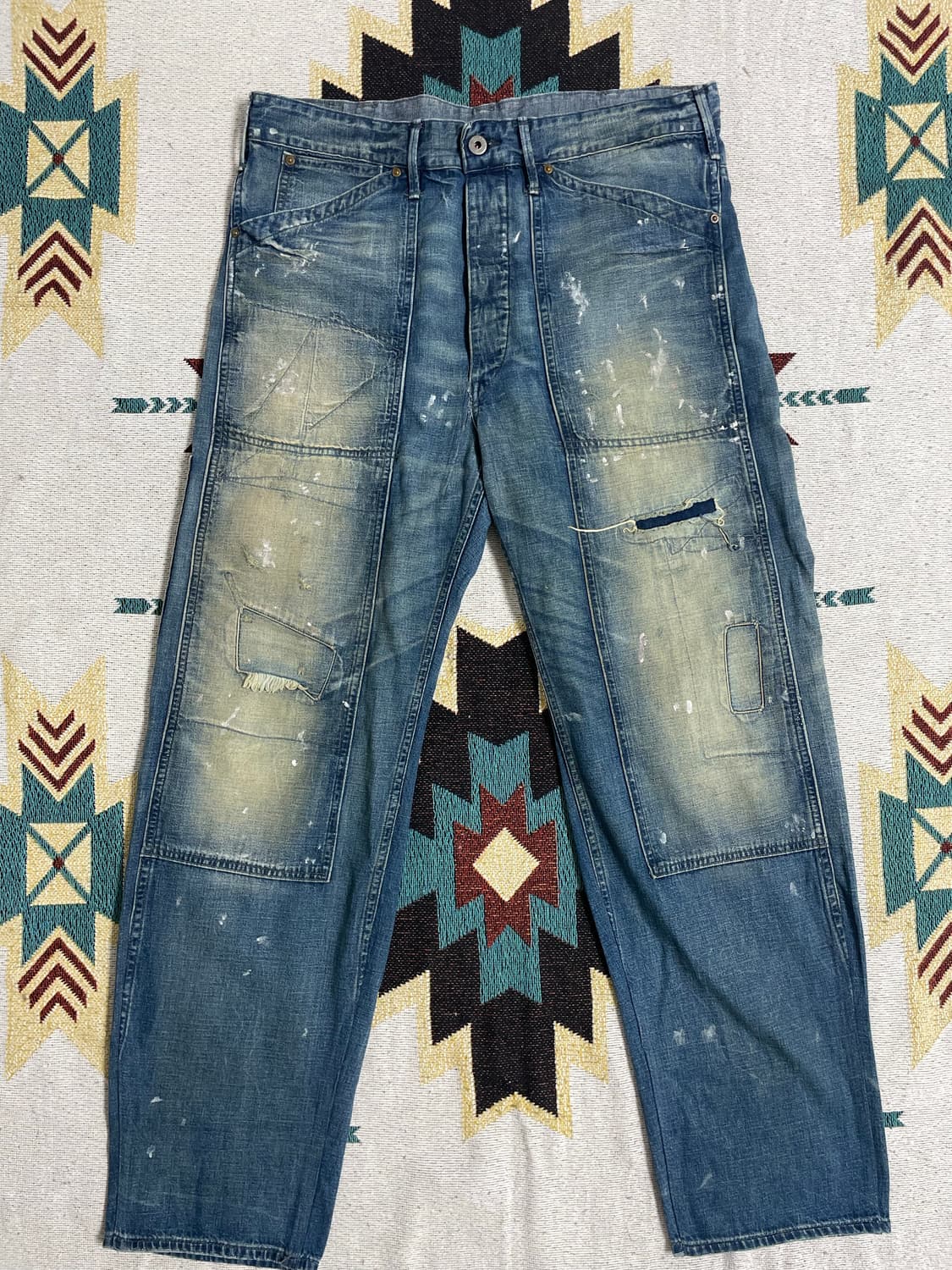 RRL 디스트레스드 카펜터 팬츠(33x30) 상품이미지1