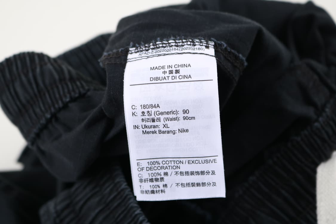 [XL] 나이키 블랙 스우시 우븐 카고팬츠 상품이미지4