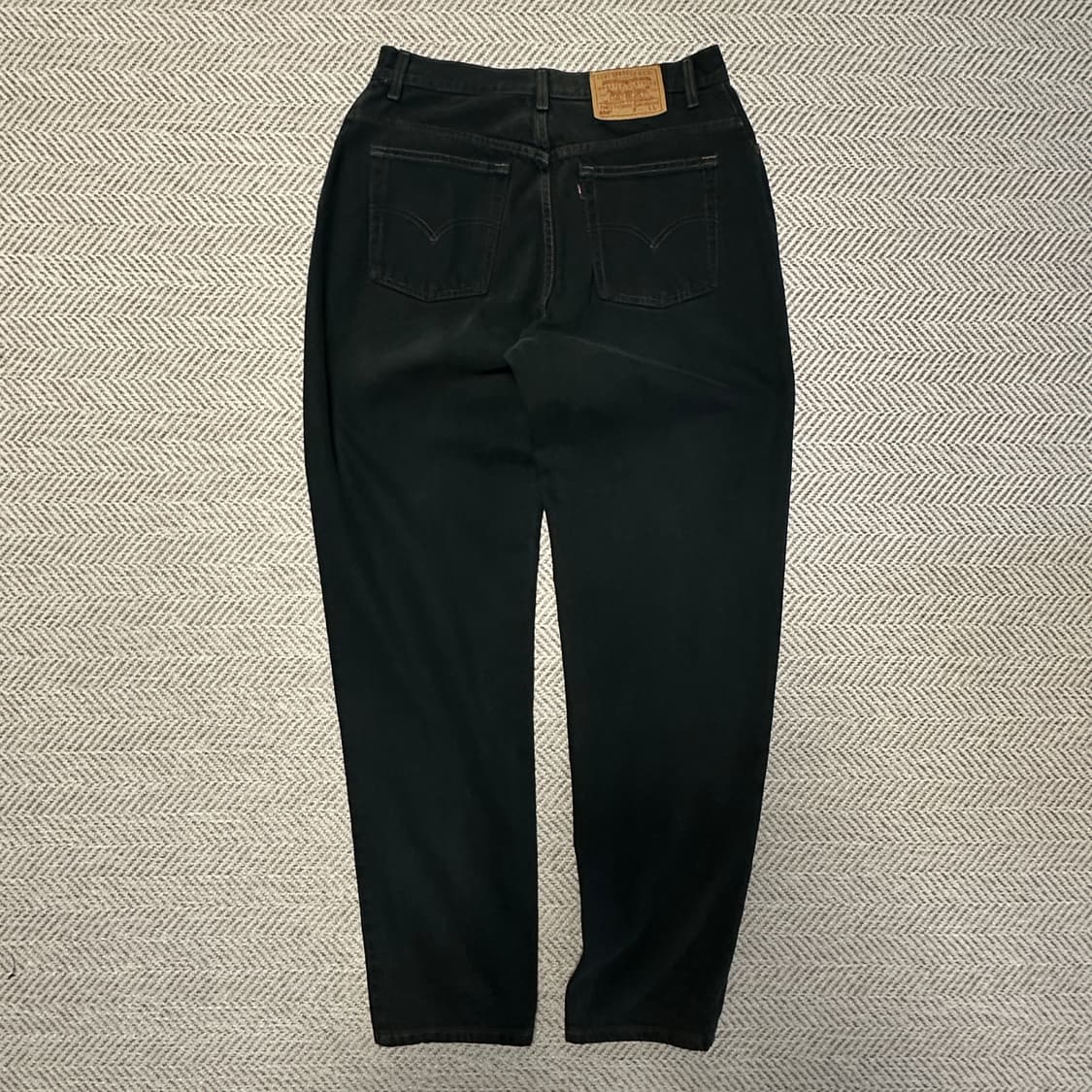 LEVI'S 550 00's mexico made black jeans 상품이미지2