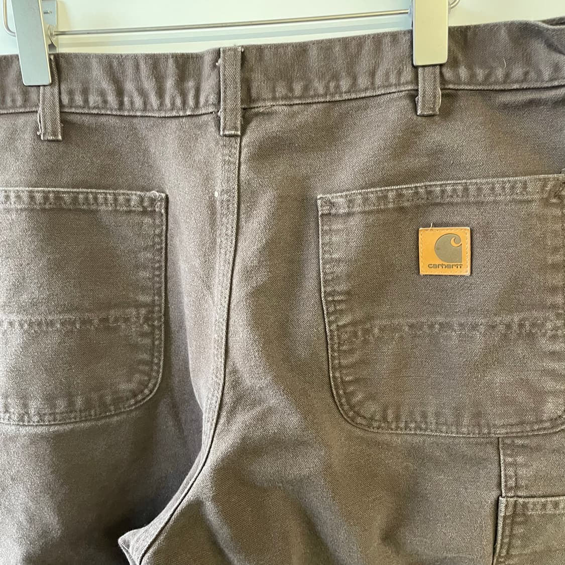 칼하트 다크 브라운 워크팬츠 상품이미지7