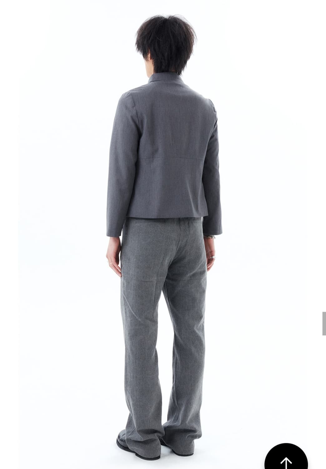 할로미늄 스트라이프 부츠컷 팬츠 상품이미지3