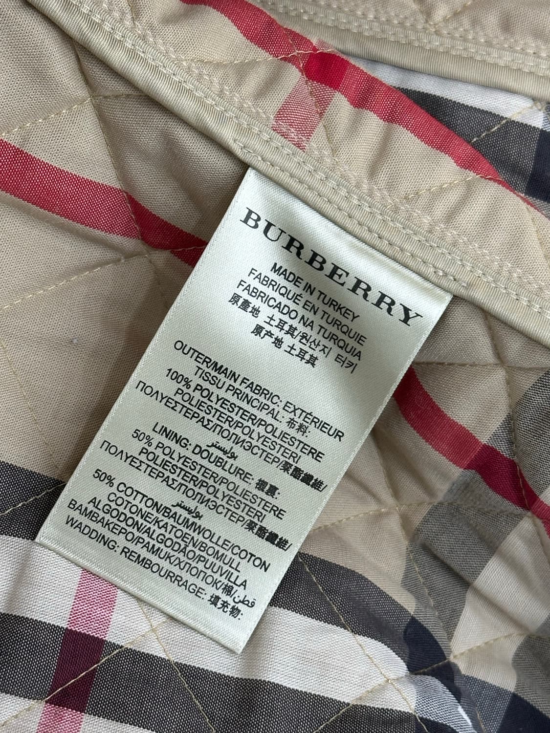 버버리 퀼팅 자켓 상품이미지8
