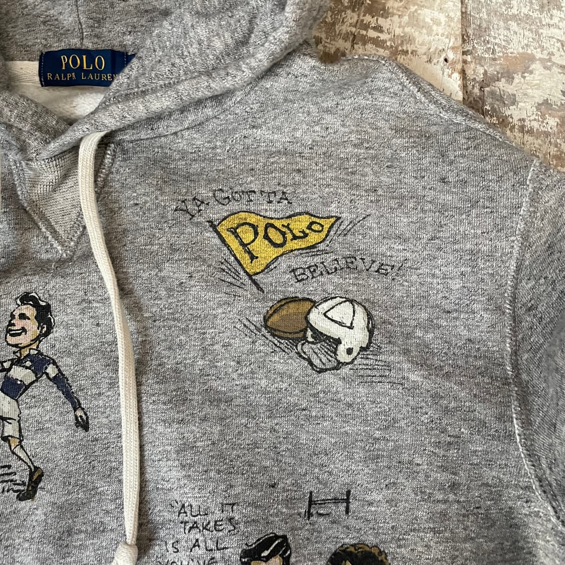 폴로  랄프로렌 아카이브 럭비 후드 상품이미지2