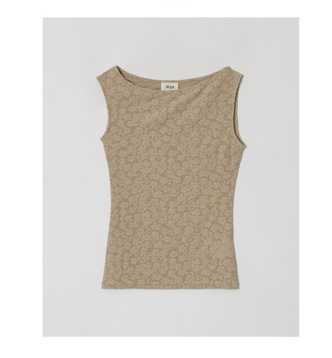  FLORAL UNBALANCE SLEEVELESS TOP 상품이미지2