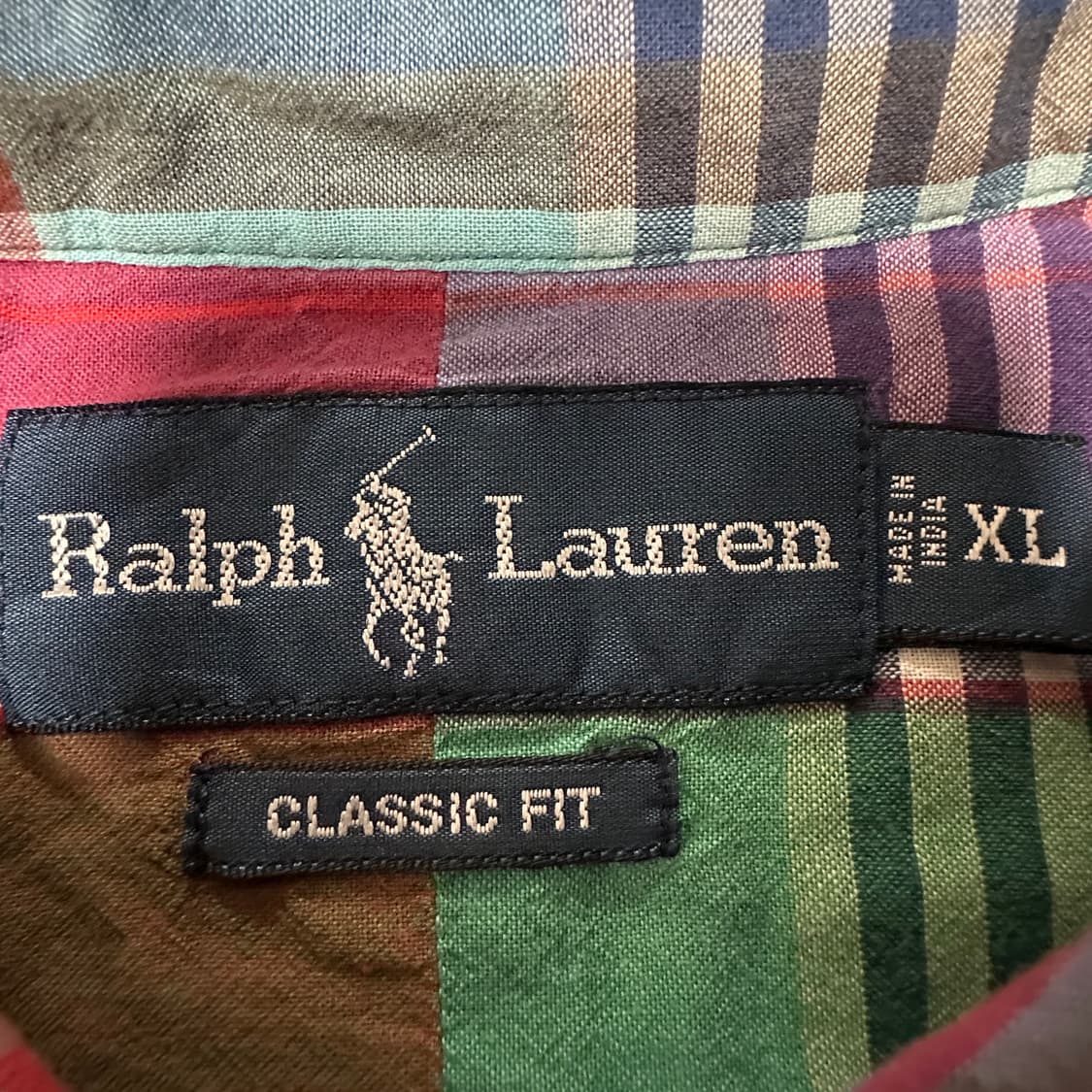 POLO RALPH LAUREN madras half shirt 상품이미지4