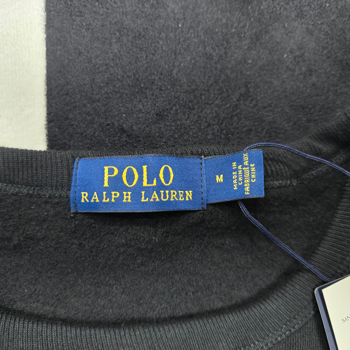 M 폴로랄프로렌 아치 스펠아웃 스웻셔츠 맨투맨 블랙  상품이미지4